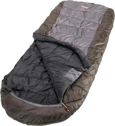 Сплячий мішок Coleman Big Basin -9°C: великий, для дорослих, з регульованою капюшоном та підкладкою з флісу