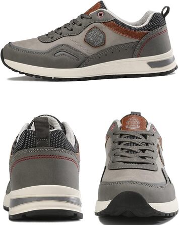 ARRIGO BELLO Кросівки чоловічі спортивні для прогулянок та активного відпочинку, легкі, розмір 41-46 (42 EU, A2 Grey)