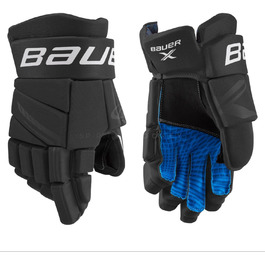 Хокейні рукавички Bauer S21 X Intermediate чорні/білі, розмір 13