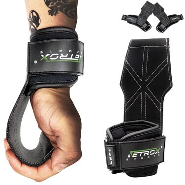 NetroxSports Soft Grips – Фітнес-ремні для важкої атлетики, бодібілдингу та силових тренувань – для жінок та чоловіків
