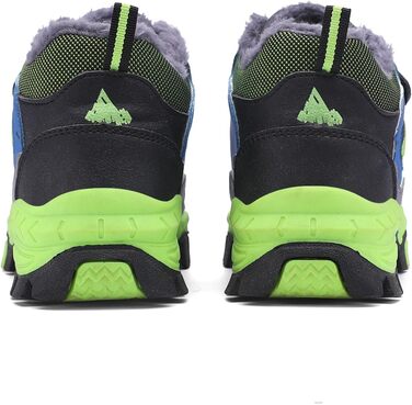 Дитячі зимові черевики Kinder Outdoor: теплі, з підкладкою, для прогулянок та трекінгу (30 EU, зелені)