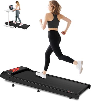 Cozary Walking Pad - біговий килимок для дому з нахилом, робочий стіл, 2-6 км/год, для офісу, з пультом та керуванням через додатки, двигун 2.5HP, LED-дисплей, вантажопідйомність 120 кг