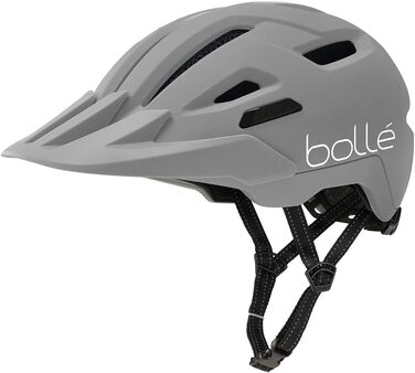 Велосипедний шолом Bollé STANCE CROSS з візором, сірий, розмір M, для міського та гірського велосипеда
