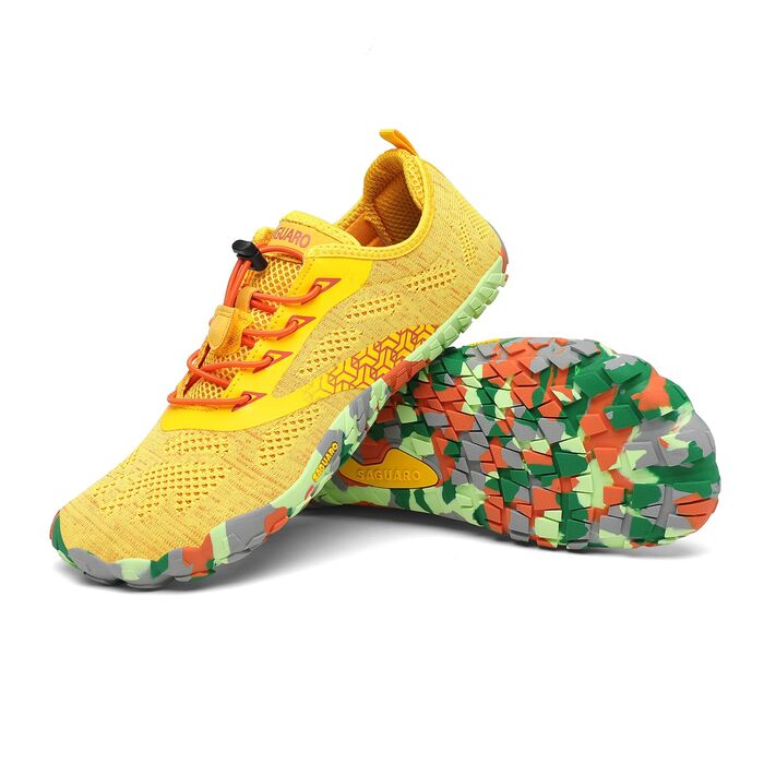 Сагуаро Unisex Barefoot взуття для трейлраннінгу, жовтий, розмір 38 EU (36-48)