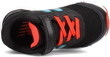 Дитячі кросівки New Balance 680 V6 з підошвою з гуми (Чорний, Ghost Pepper Virtual Sky, 32 см)