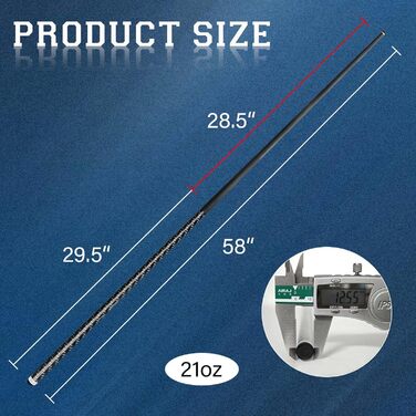 Професійний більярдний кий Billardqueue з карбону, низький упор, з кейсом та аксесуарами, 12.5 мм наконечник, 147.3 см, 567-595 г
