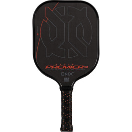 Падл для піклболу Onix Evoke Premier Pro Raw Carbon - Чорний (16 мм, Максимальний контроль)