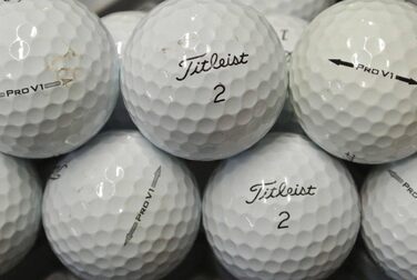 50 м'ячів для гольфу Titleist Pro V1 Lakeballs AAA/AA у сітці