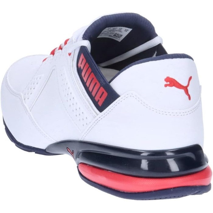 Чоловічі кросівки PUMA Enzin SL V2 для бігу та вулиці (43 EU, білий, червоний, темно-синій)