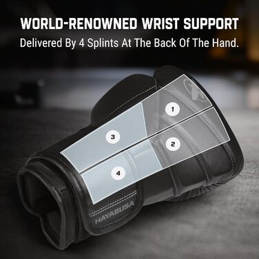 Боксерські рукавички Hayabusa T3 Kanpeki, 12 Oz, чорні