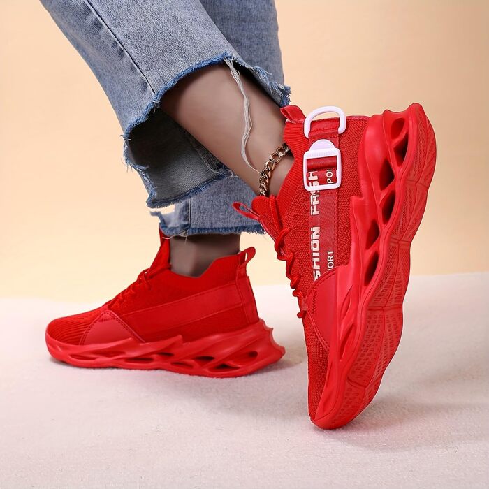 Кросівки чоловічі та жіночі спортивні для бігу та фітнесу Turnschuhe G133 Red (41 EU)