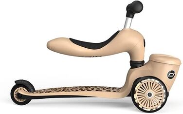 Біговел Scoot & Ride Highwaykick 1 Lifestyle Leopard з сидінням та контейнером для малюків