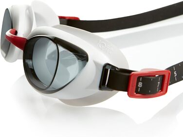 Унісекс окуляри для плавання Speedo Aquapure, антифог, універсальний розмір, червоні/димчасті