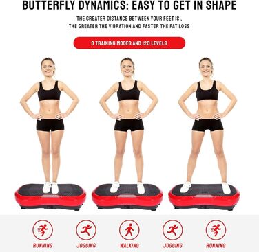 Вібраційна платформа LIFERUN з 120 рівнями інтенсивності та 10 програмами тренувань. Тиха, для дому, повне тіло, масаж, до 180 кг, з пультом та ременем.