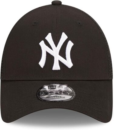 Кепка New Era New York Yankees MLB 9Forty Trucker Чорно-біла, Регульована, One-Size