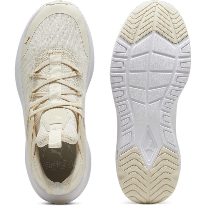 Жіночі бігові кросівки PUMA Softride One4all - Road Running, Alpine Snow/Puma White/Puma Gold (40.5 EU)