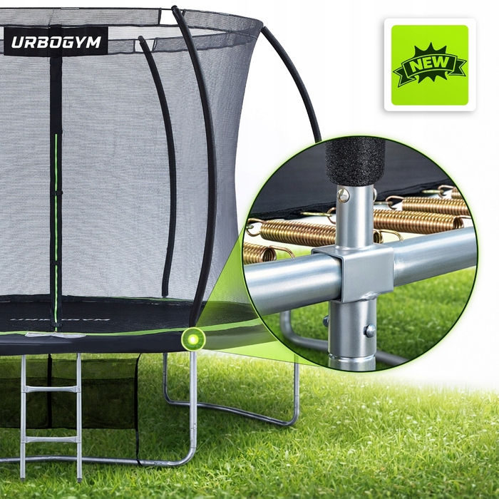 Батут із захисною сіткою Urbogym 435 см FT 14 (427-435 см)
