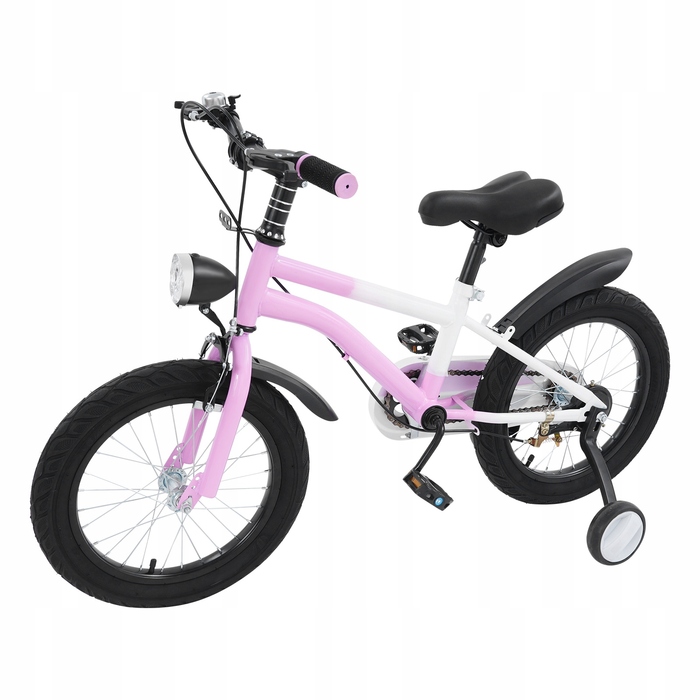 Дитячий велосипед 16 дюймів з підсвіткою та допоміжними колесами