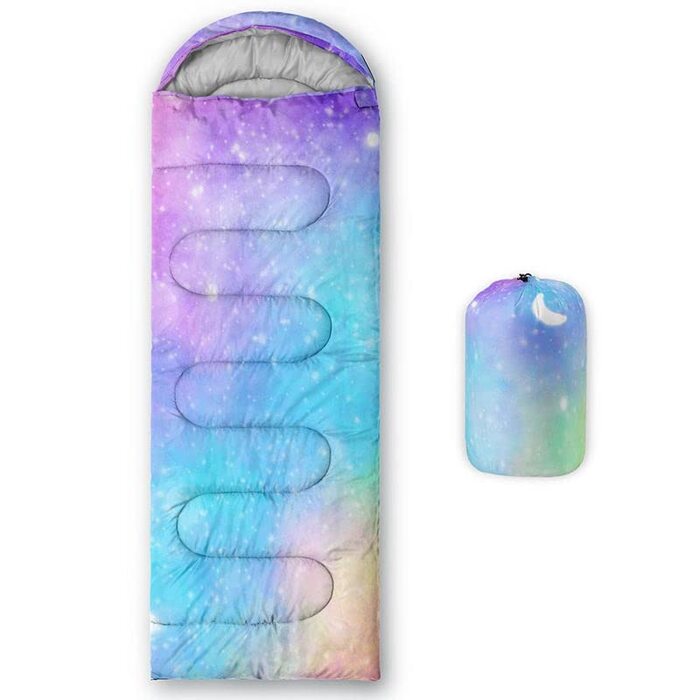 Спальний мішок HOSIMA з м'ячем, для холодного клімату, дорослий, дитячий, водонепроникний, для кемпінгу, походів, подорожей, полювання, компресійний мішок AF007