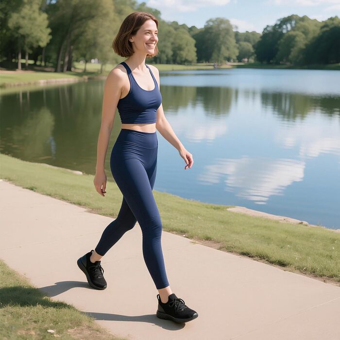 Жіночі кросівки HKR: чорні, легкі, дихаючі, для занять спортом та відпочинку, розмір 41 EU