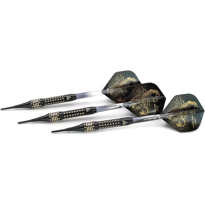 Дартс набір CUESOUL Black Scorpion Deluxe, 16 г, з футляром