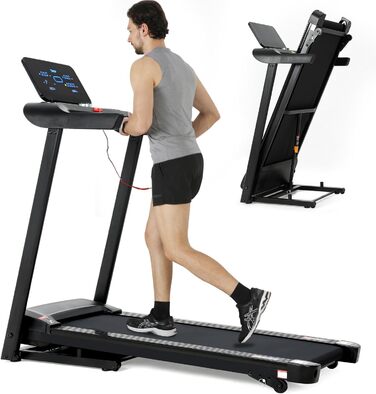 Бігова доріжка Novonova SY-T1507: 1-14 км/год, LED-дисплей, 12 програм, складаний