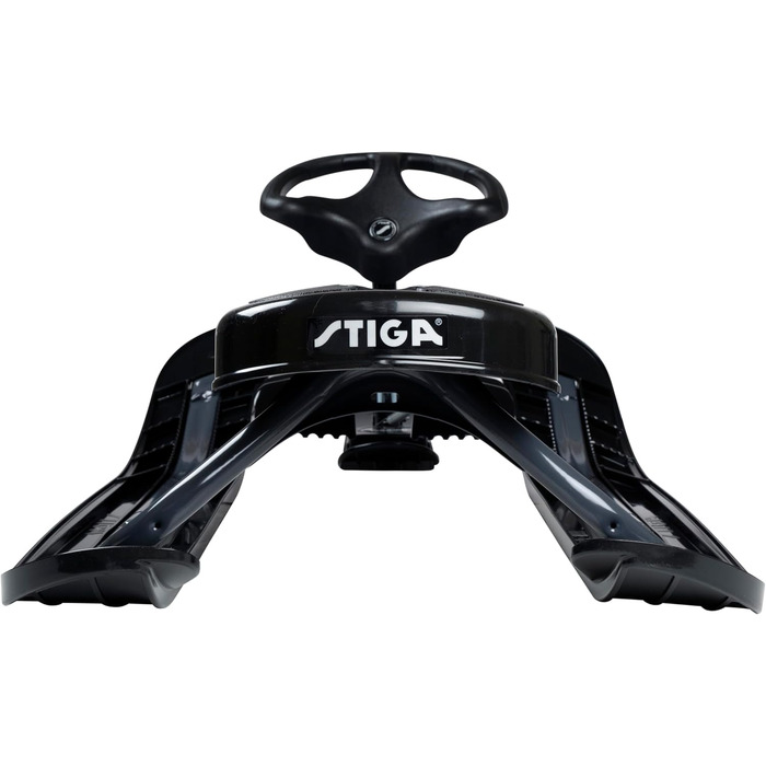 Дитячі санки STIGA Snowracer Curve з кермом, для дітей від 7 років, сірі, гоночні