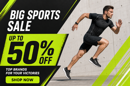 BIG SPORTS SALE UP TO -50%