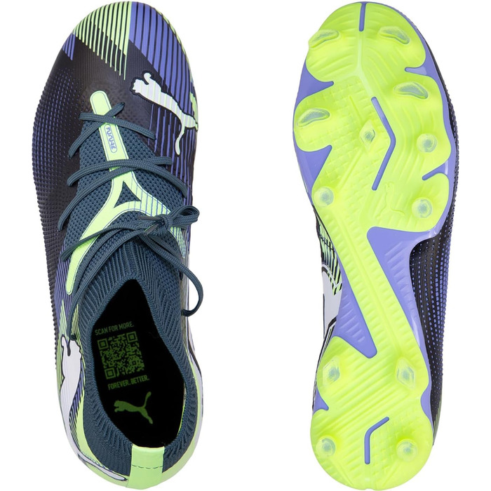 Футбольні бутси PUMA Future 7 Match FG/AG, 45 EU, сірий/білий