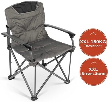 Кемпінговий стілець Kampa FT0180: Максимальне навантаження 180 кг, EXTRA комфорт