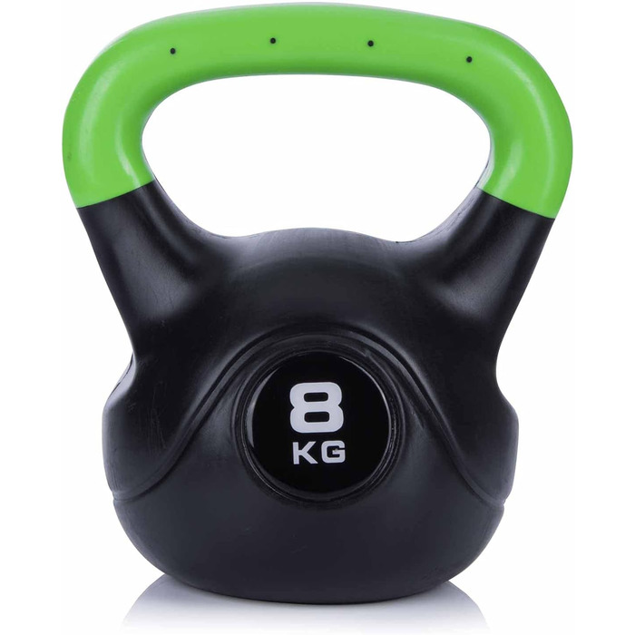 Кетлбел Body & Mind® 2-20 кг - для силових тренувань - пластикова штанга для фітнесу