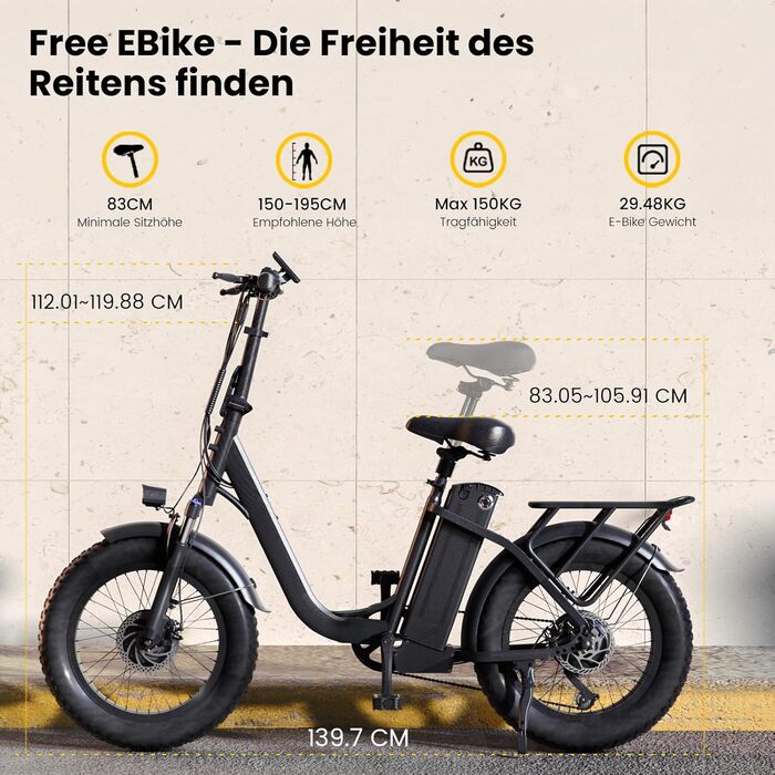 Електровелосипед Finbike 20
