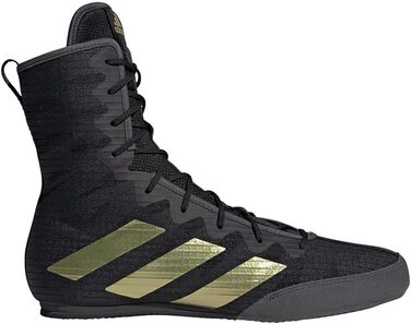 Кросівки adidas Box Hog 4 Unisex, 38 EU, чорний, золотий, сірий, чорно-сірий