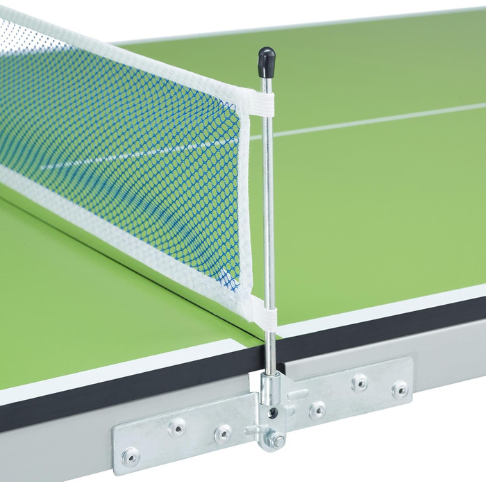 Складаний міні-стіл для настільного тенісу з сіткою – набір для пінг-понгу з 2 ракетками та 3 м'ячами, портативний, регульована висота, для використання в приміщенні та на вулиці