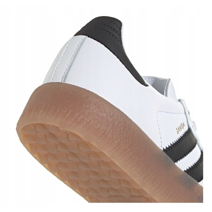 Жіночі кросівки adidas Sambae JI1349 білі, шкіряні, 38 2/3