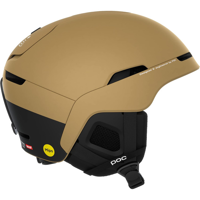 Гірськолижний шолом POC Obex BC MIPS, захист для катання на лижах і сноуборді, матовий коричневий Aragonite, розмір XL-XXL (59-62 см)
