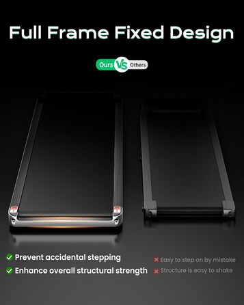 Біговий доріжка з нахилом для дому та офісу, 2.5 PS, портативна під стіл, вантажопідйомність 120 кг, з пультом ДУ, LED-дисплеєм (сріблястий)