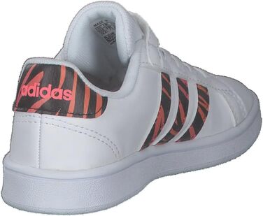 Кросівки Adidas Grand Court C для дітей (Unisex), 29 EU, білий/чорний/червоний