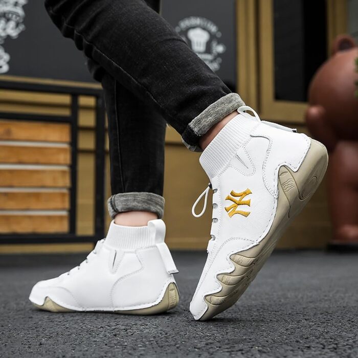 Боксерські черевики для чоловіків. Тренувальні боксерські черевики для єдиноборств, фітнесу та бодібілдингу. Дихаючі, розміри 38-46, білі.