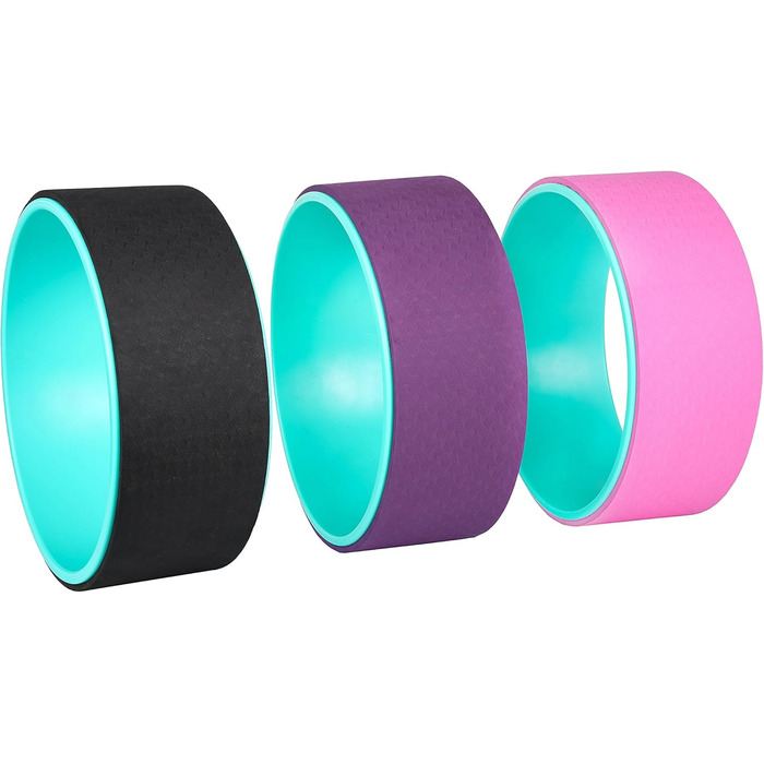 Килимок для йоги Exerz Yoga Rad 33x14 см, чорний - для пілатесу та розтяжки