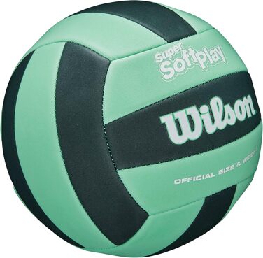 Волейбольний м'яч Wilson Super Soft Play Green - офіційний, для тренувань