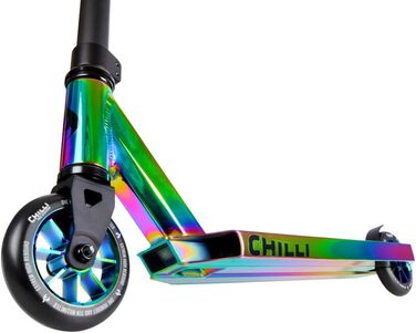 Трюковий самокат Chilli Pro All Star Rocky Chrome, для початківців і досвідчених, преміум-якість