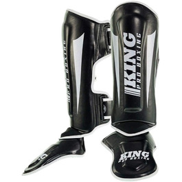 Захист гомілки KING PRO BOXING Revo 1, чорний, для боксу та єдиноборств
