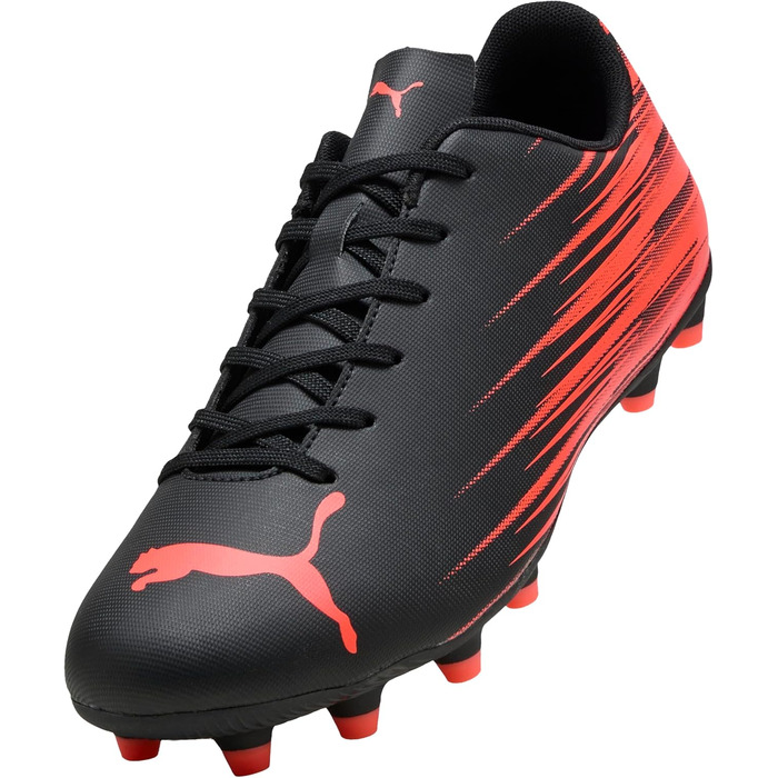 Кросівки футбольні PUMA Attacanto Firm для штучного покриття, 48.5 EU, чорний/червоний