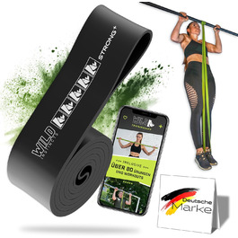 Еластичні стрічки для силових тренувань STRONG+ (набір) - для кроссфіту, розтяжки та підтягувань, +сумка +додаток