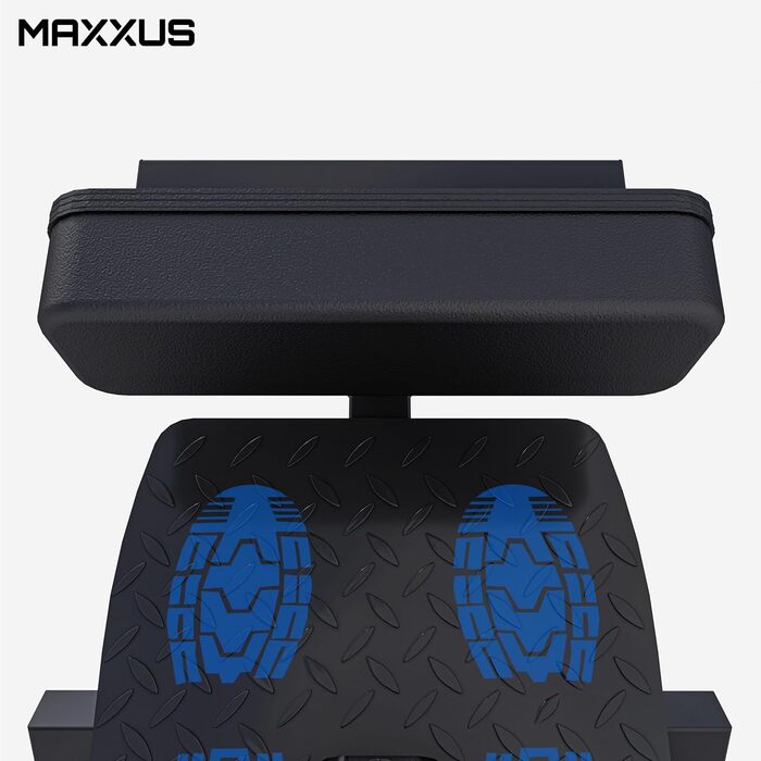 MAXXUS Тренажер для гіперекстензії - регульований, до 150/180 кг, з фіксацією ніг, ручками, прес-тренажер, римська лава, багатофункціональна тренувальна лава PRO