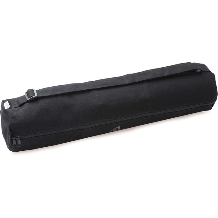 Сумка для йоги Yogistar Yogibag Basic із бавовни, 65 см, з застібкою-блискавкою, арт-колекція, дизайн Рука Фатіми, чорна