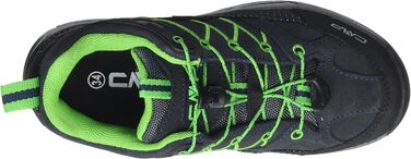 Дитячі трекінгові черевики CMP Rigel Low Wp, унісекс, блакитно-зелені, 33 EU