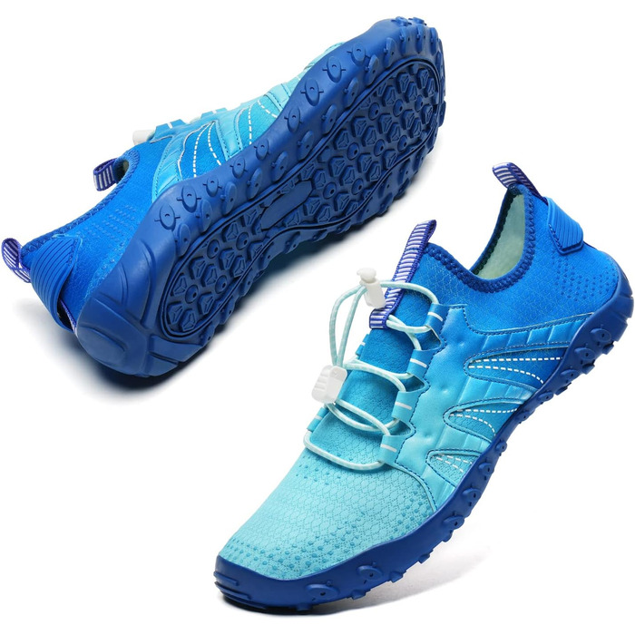 Чоботи для плавання WateLves: чоловічі та жіночі, для пляжу, басейну, серфінгу, 41 EU, світло-блакитні