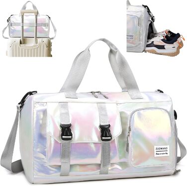 Спортивна сумка Tokeya для жінок: водонепроникна сумка для плавання, гімнастика, спортзал, подорожі (бежева)